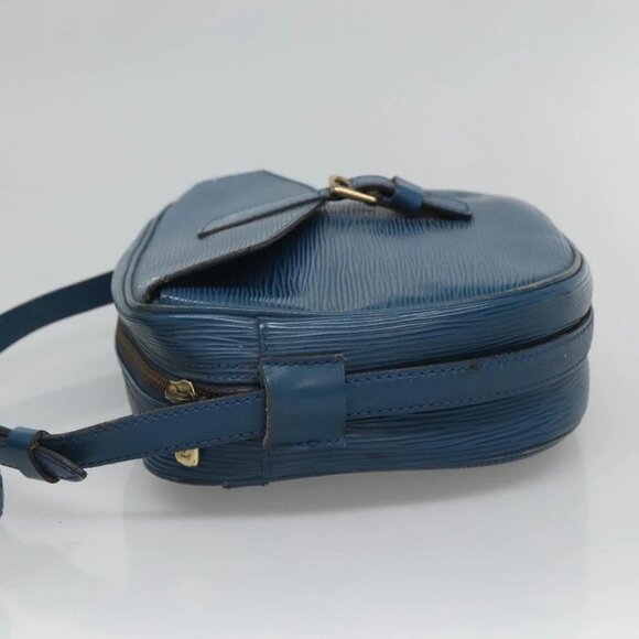 LOUIS VUITTON Epi June Feuille Shoulder Bag Blue - Picture 4 of 16